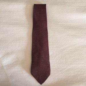 Tommy Hilfiger maroon and navy tie